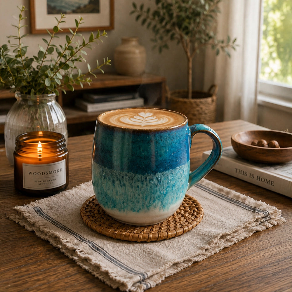 Aqua Terra - handmade Egyptian ceramic, view 1