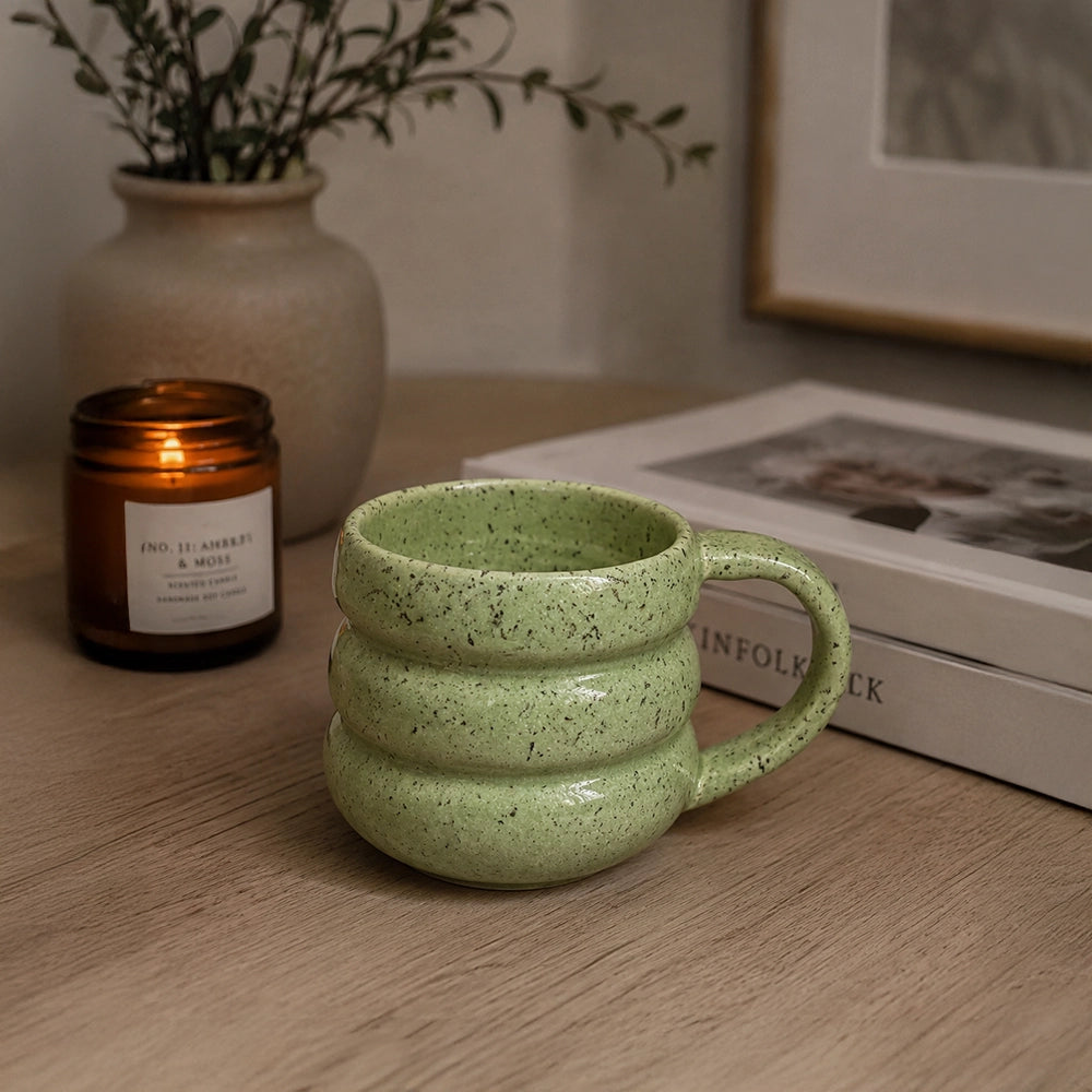 Emerald Whisper - handmade Egyptian ceramic, view 2