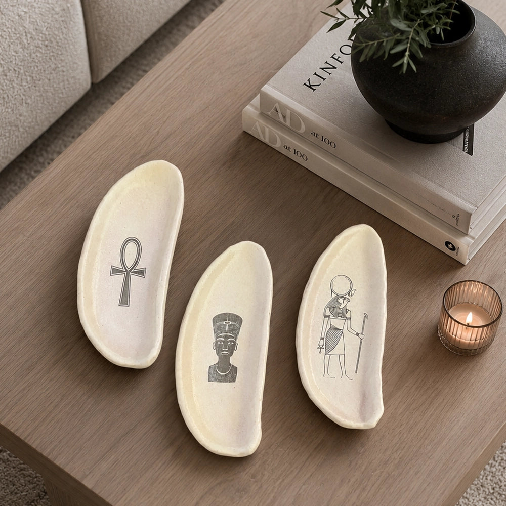 Eternal Legacy Platters - handmade Egyptian ceramic, view 5