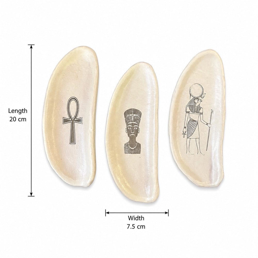 Eternal Legacy Platters - handmade Egyptian ceramic, view 6