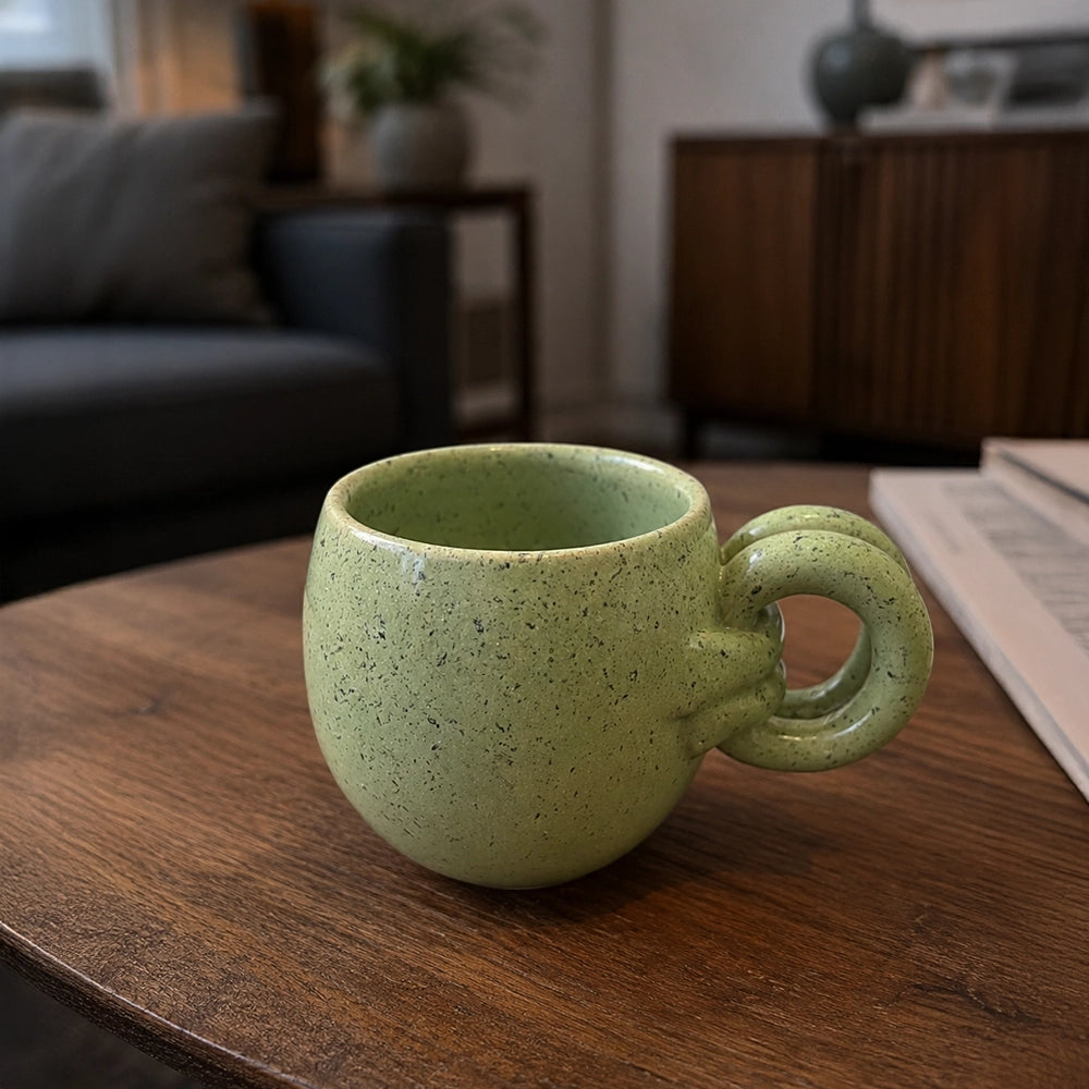 Forest Dew - handmade Egyptian ceramic, view 2