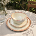 Frosted Linen Set - handmade Egyptian ceramic, view 1