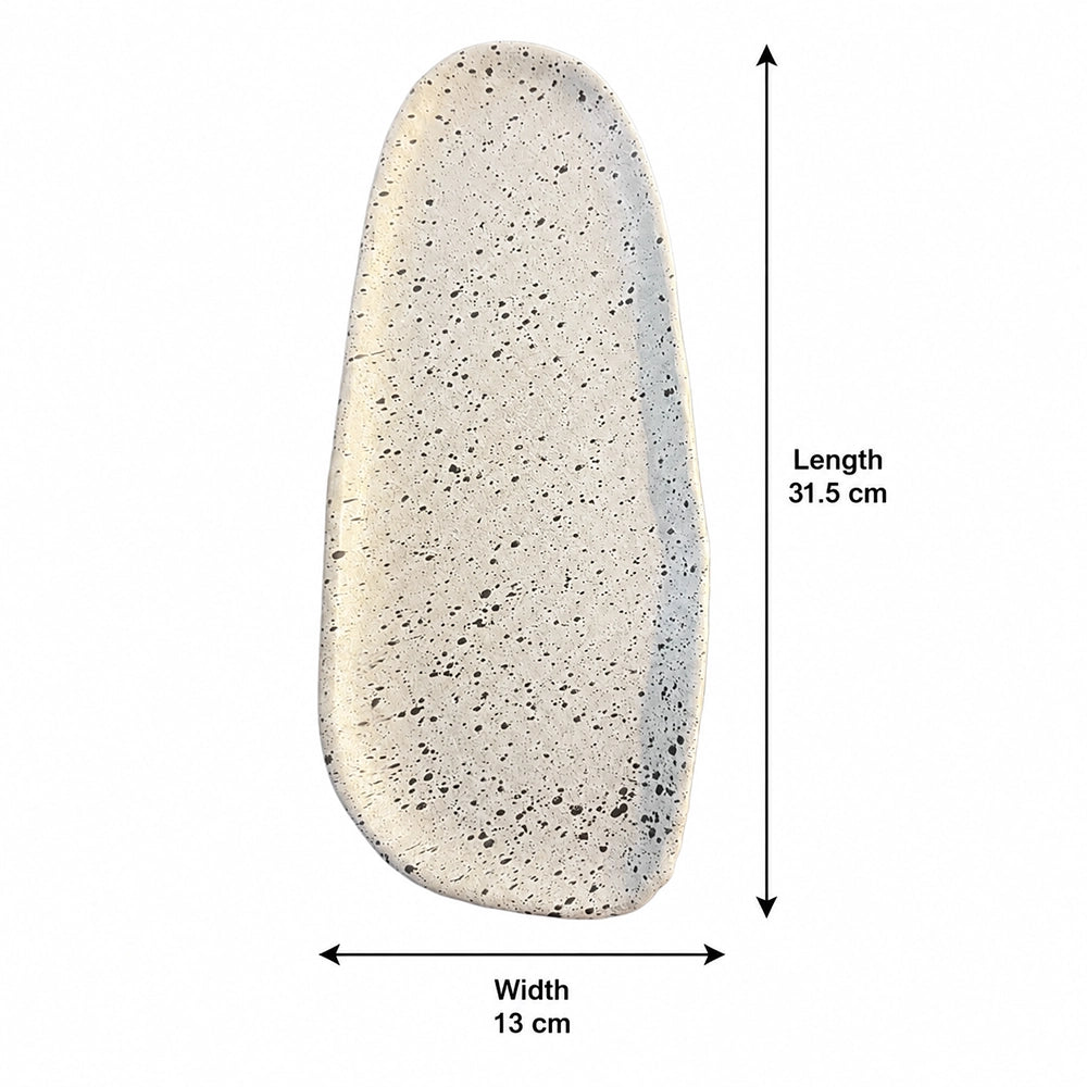 Granite Horizon Platter - handmade Egyptian ceramic, view 6