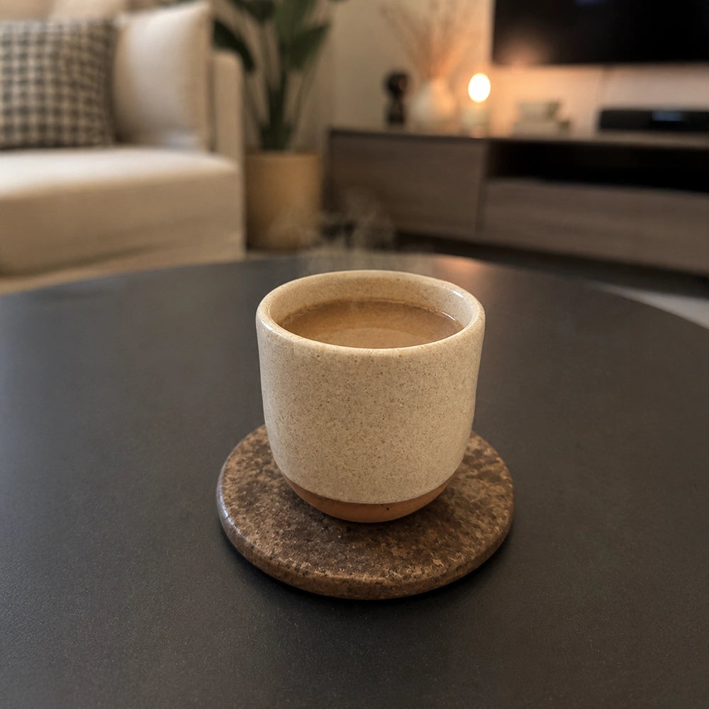 Oatstone Cup - handmade Egyptian ceramic, view 1