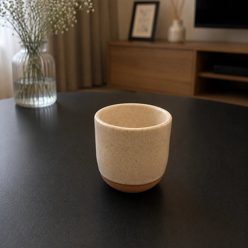 Oatstone Cup - handmade Egyptian ceramic, view 3