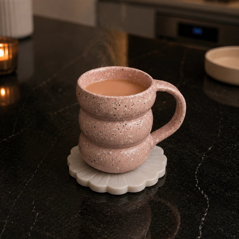 Petal Blush - handmade Egyptian ceramic, view 1