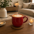 Scarlet Flame - handmade Egyptian ceramic, view 1